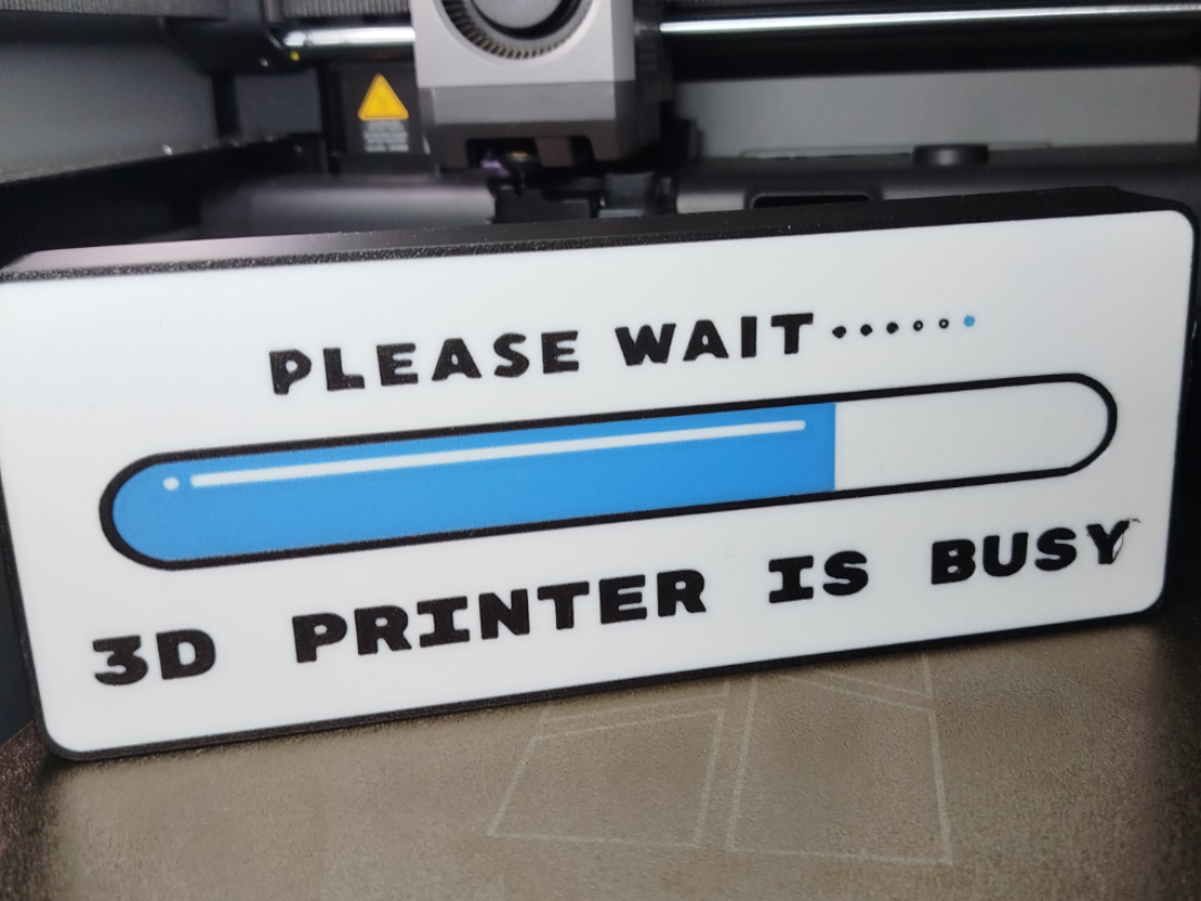 Lichterbox Please Wait Schild Lichtkasten Box