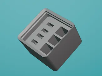 Gridfinity Wiper & Cutter Holder for P1 & X1
