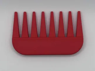 compact detangler comb (widetooth)