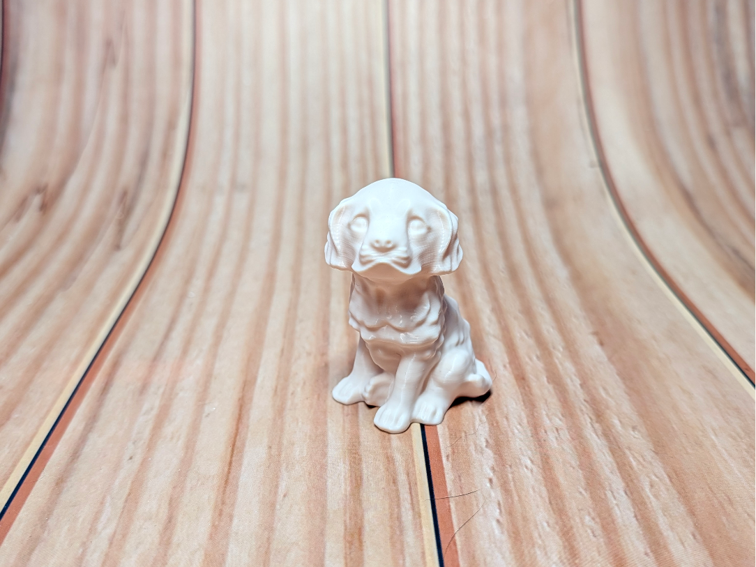 Sitting Golden Retriever