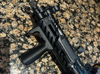 MP5 Style Foregrip with handstop - MLOK MP5FG-NX2