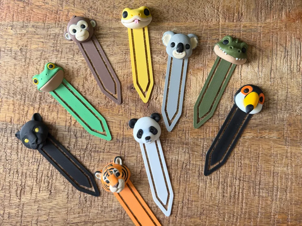 Accesorio de lectura: Jungle Animals bookmarks - set. Referencia del modelo original.