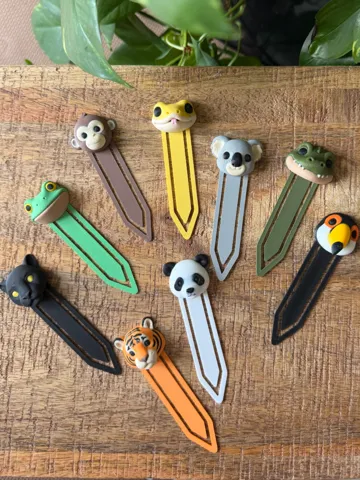 Accesorio de lectura: Jungle Animals bookmarks - set — vista de referencia 2