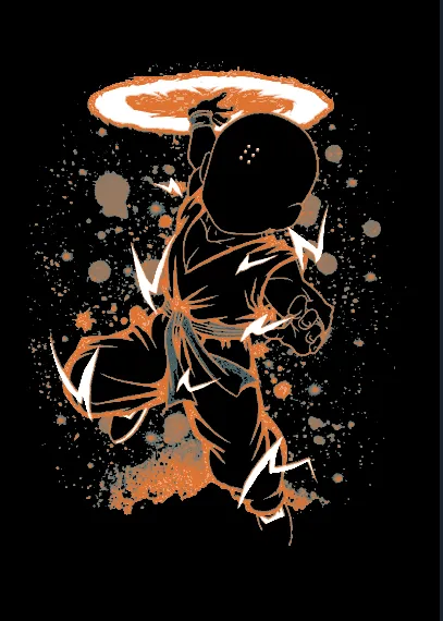 Krillin V2 Hueforge - Dragon Ball Z Super
