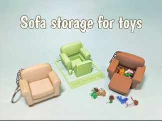 Sofa storage for toys