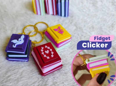 Fidget Clicker Mini Books