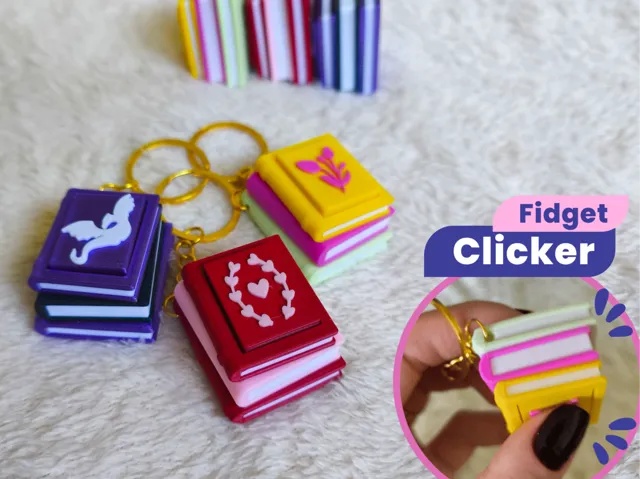 Fidget Clicker Mini Books
