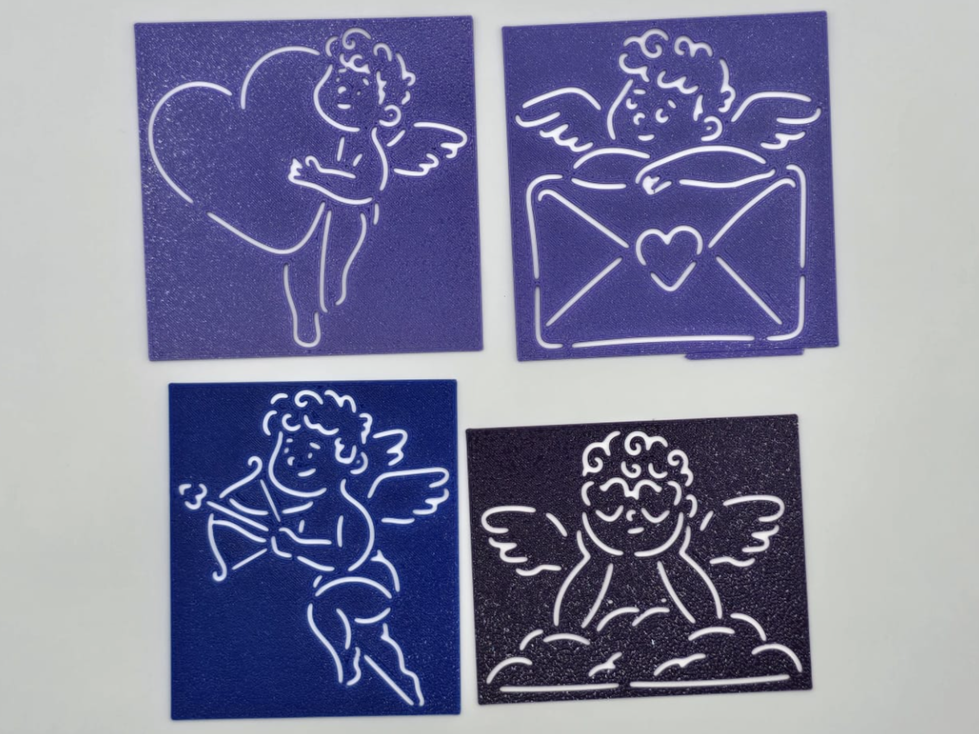 Cupid Heavenly Love Stencil Collection