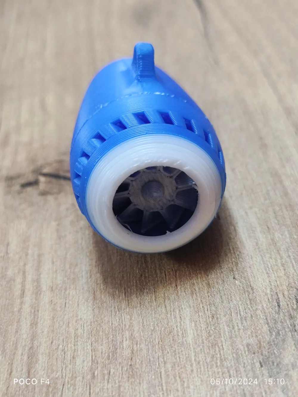 boeing airplane engine keychain w/rotary turbine by Grxmix - MakerWorld