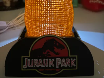 Jurassic Park Lamp