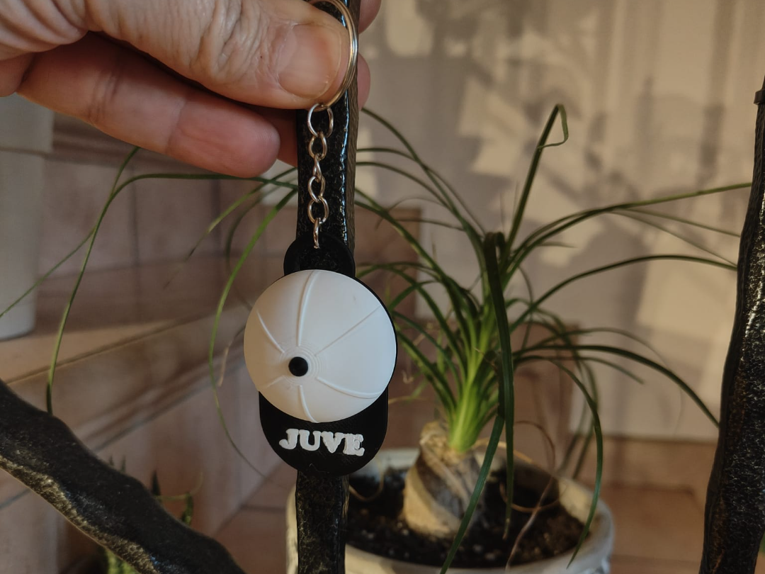 portachiavi cappellino juventus