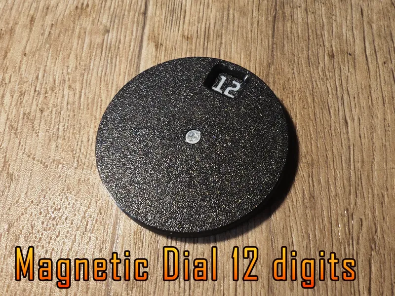 Magnetic Dial 12 digits