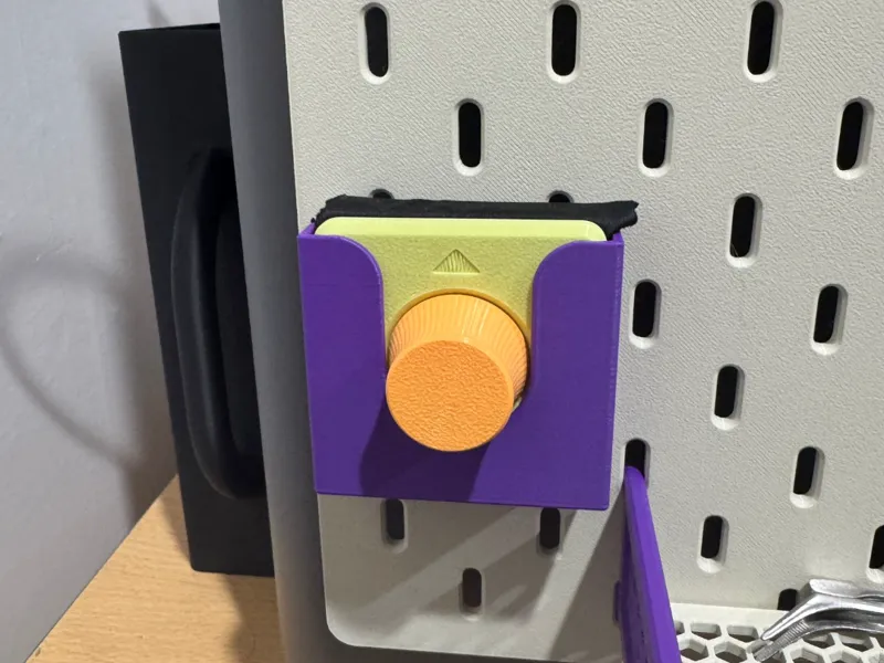 IKEA Skadis Build Plate Cleaner Holder