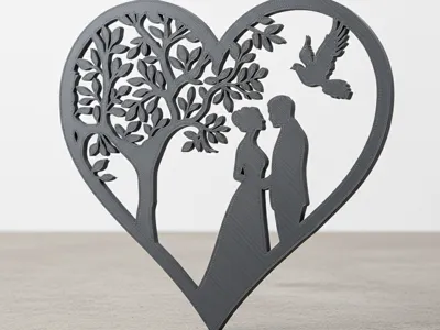 Valentines Heart Wall Decoration