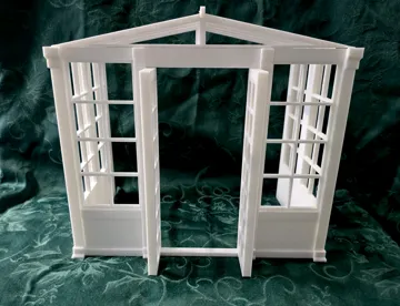 Figura decorativa: 1:12 Dollhouse Conservatory / Greenhouse — vista de referencia 3