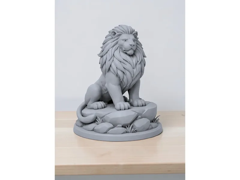 Lion standing
