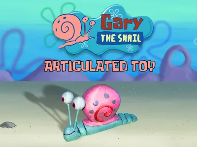 Garry The Snail Articulated | Print In Place