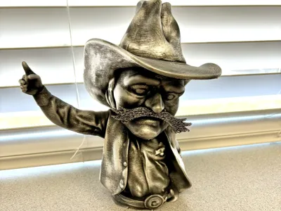 Pistol Pete Bust