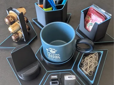 Core 6 - Magnetic Modular Cup Holder & Organizer