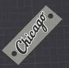 AL Central - Team Name Logo Plates