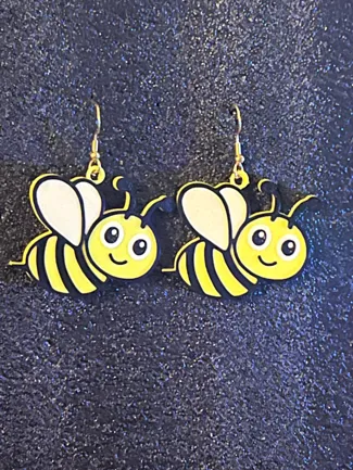 Cute Bee Earings 
