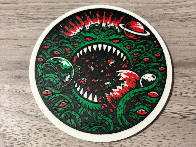 Cosmic Ivy Monster Coaster – Final Form