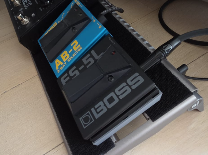 Boss AB-2 & FS-5L Pedal Base for PedalBoard 