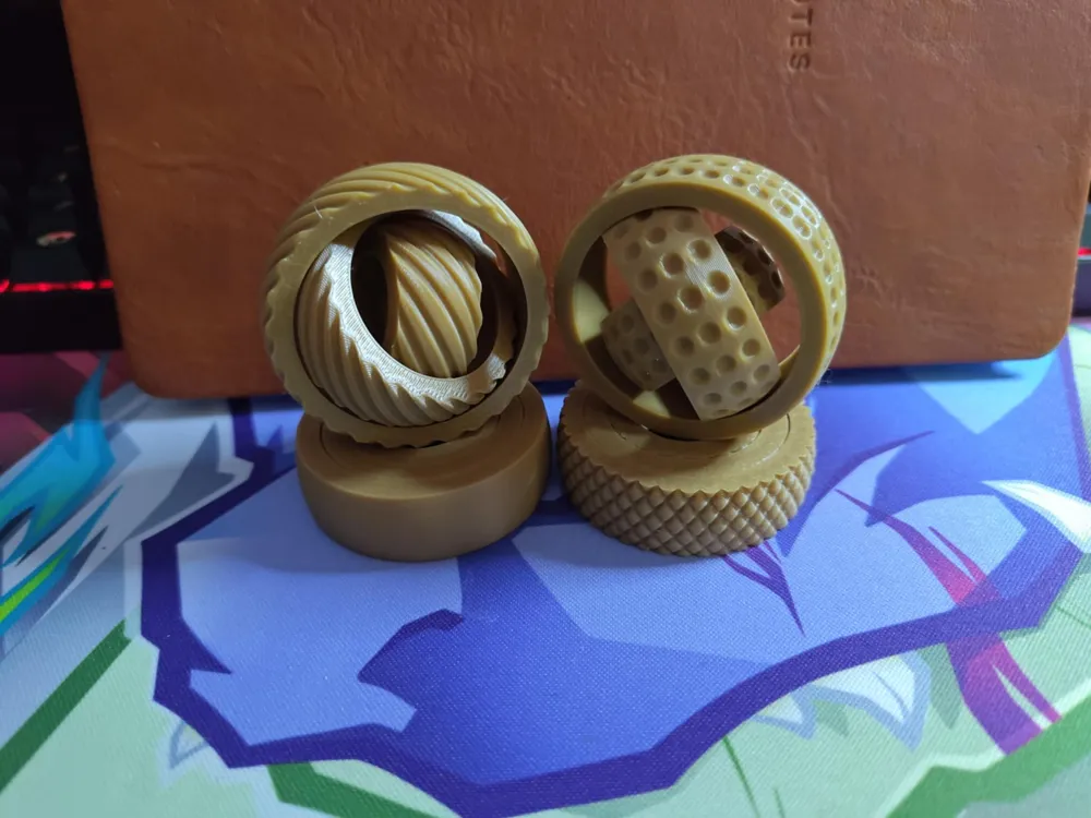 Spinfinity Rings Spinfinity Rings (Fidget toy) - Free 3D Print Model - MakerWorld