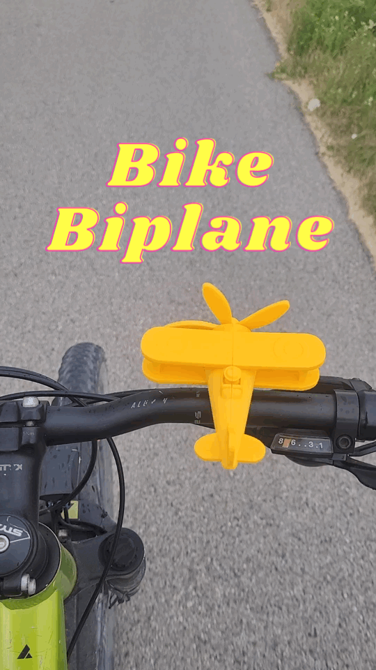 Bike biplane
