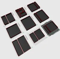 9 Plates - 0.28mm layer, 2 walls, 15% infill