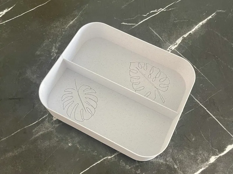 Bandeja organizadora 2 espacios - Minimal Monstera