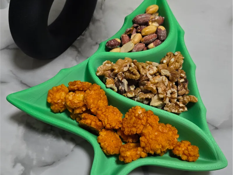 Christmas Tree Snack Tray