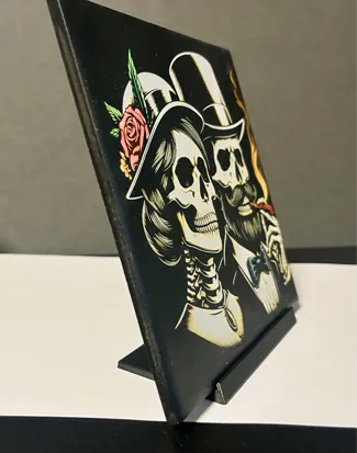 Tile Stand for airbrush paintings