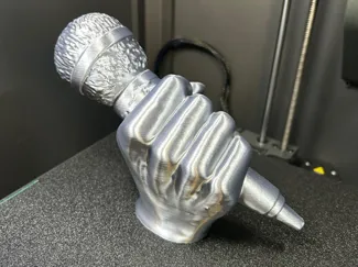 Microphone Statue