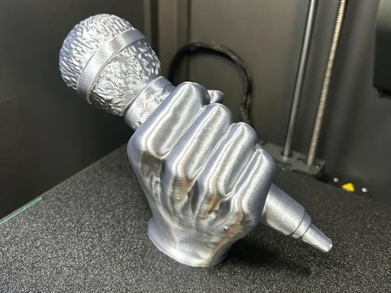 Microphone Statue