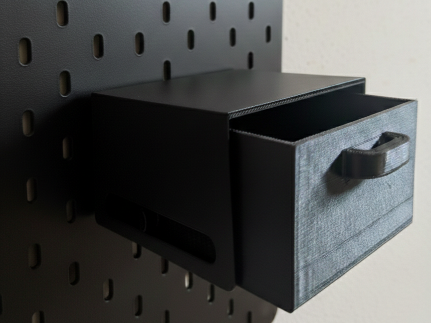 Ikea Skadis Kippbox herausnehmbar Infinity Storage