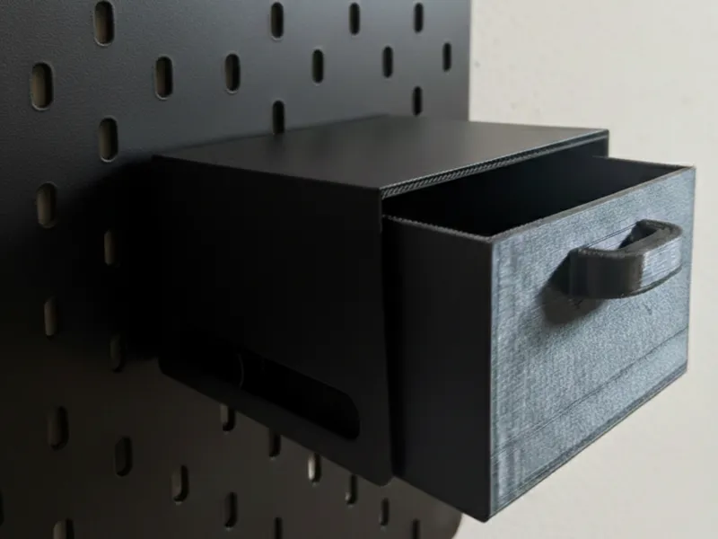 Ikea Skadis Kippbox herausnehmbar Infinity Storage