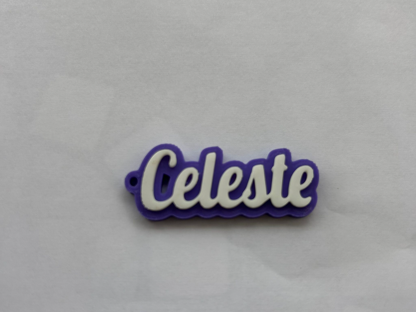 Celeste name keychain