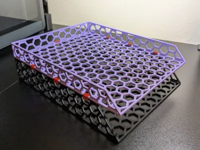 Stackable Paper Holder V2 Designed-In Supports