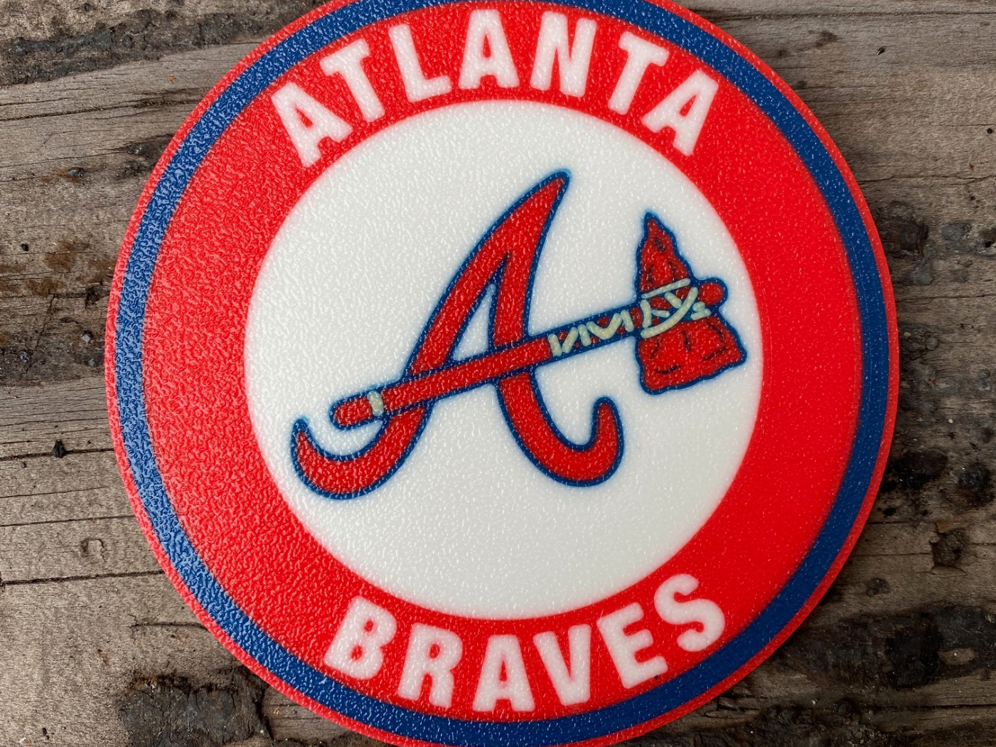 Atlanta Braves Coaster set of 4