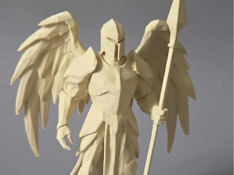 Low Poly Angel Knight