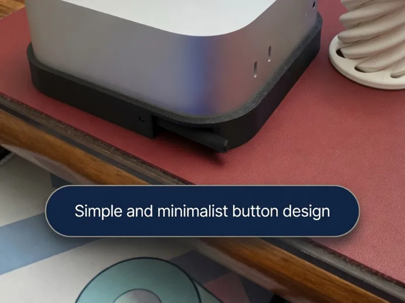Mac Mini M4 - Simple Button Toggle Switch