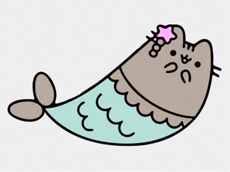 Mermaid Pusheen