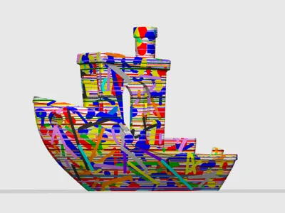 v2 Extremely Wasteful Benchy (for 4 AMS Units)