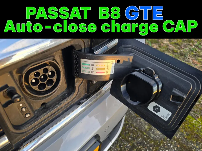 VW Passat B8 GTE - Auto close charger port cap