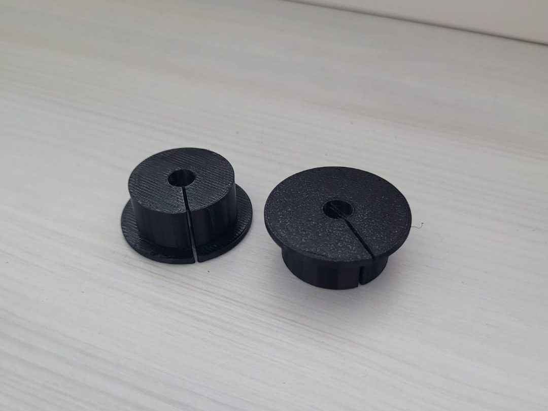 Verschluss für Kabeldose 24mm mit 6mm Loch