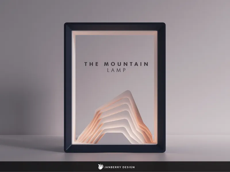 Design Lamp - The Mountain