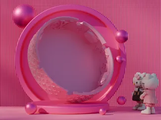 Hello Kitty + Louis Vuitton Ashtray by DSC