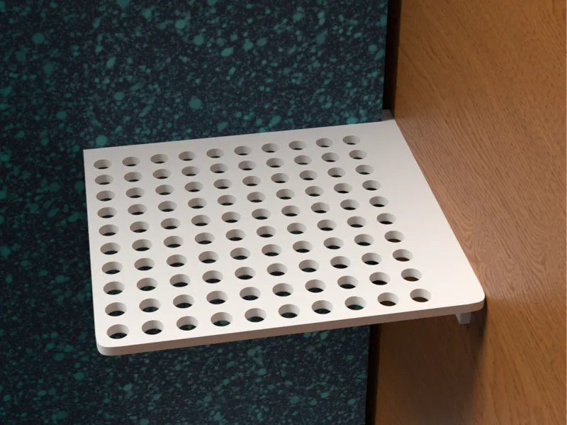 Suporte canto de parede