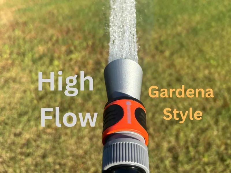 High Flow Garden Hose Sprayer Nozzle Gardena